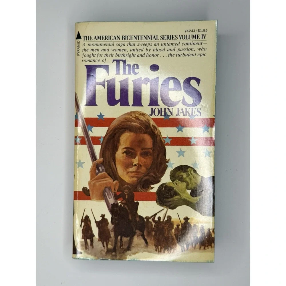 The Furies John Jakes Paperback Pyramid American Bicentennial Series Vintage